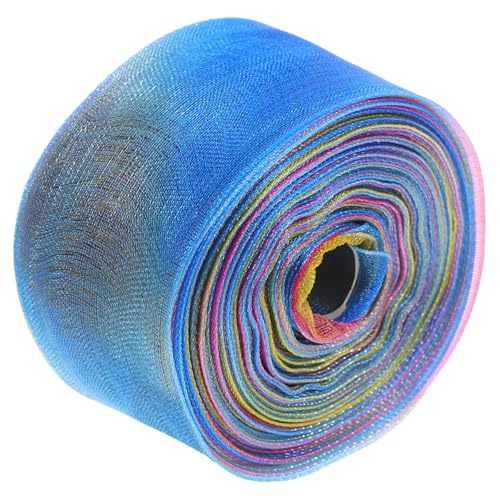 TEMPNAP 2 Stück Regenbogen -gradientenband Blumenband Dekoratives Wickelband Festliches Band Sportband Hochzeitsband Dessertband Kranz Machen Band Wickelband Für Polyester von TEMPNAP