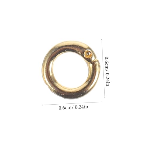 TEMPNAP 2 Stück Sterling Silber Biegeringe Halbgeschlossene Verbindungsringe für DIY Schmuckherstellung Armband Ketten Zubehör von TEMPNAP