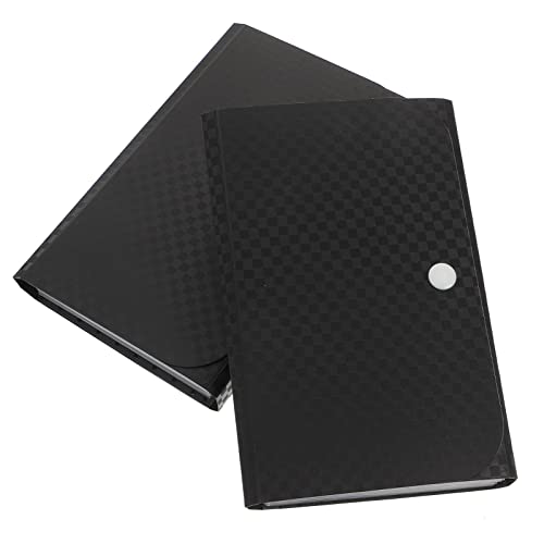 TEMPNAP 2 Stück Tragbare Mehrschichtige Dokumentenordner Mini Fächermappen mit Fächern für Belege Rechnungen und Verträge für Büro und Zuhause von TEMPNAP