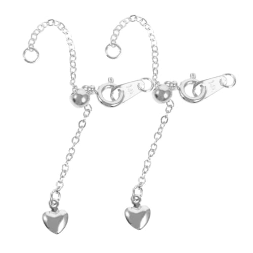 TEMPNAP 2 Stück Verstellbare Lobster Clasp Kette für Armbänder und Schmuck für Diy und Armbänder für Männer und Frauen von TEMPNAP