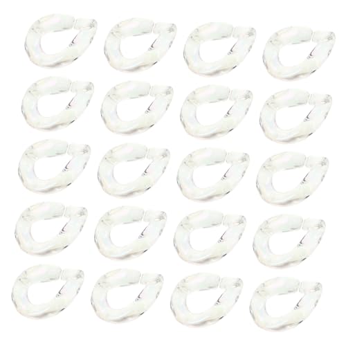 TEMPNAP 20 Stück Acryl Handykette Bastelverschluss für DIY Armbänder Taschenketten Schlüsselanhänger Schmuckherstellung Zubehör für Kreative Projekte TEMPNAP 20 Stück Acryl Handykette Bastelverschluss für DIY Armbänder Taschenketten Schlüsselanhänger Schmuckherstellung Zubehör für Kreative Projekte von TEMPNAP