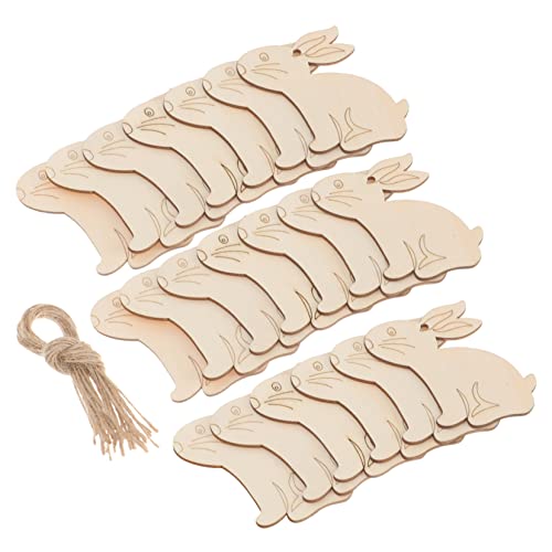 TEMPNAP 20 Stück Holzspan-Ornamente Lieferungen Hasen Bausatz Karikatur Dekorationen Holz-Graffiti-Material Massivholzplatten Osterdesign Holzscheiben Holzanhänger selber machen hölzern TEMPNAP 20 Stück Holzspan-Ornamente Lieferungen Hasen Bausatz Karikatur Dekorationen Holz-Graffiti-Material Massivholzplatten Osterdesign Holzscheiben Holzanhänger selber machen hölzern von TEMPNAP
