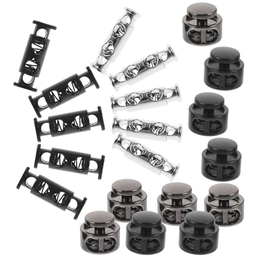 TEMPNAP 20 Stück Metall Kordelstopper mit Feder Einstellbare Verschlüsse für Schnürsenkel Elastische Seile und DIY Projekte Optimal für Bekleidungszubehör und Kreative Anwendungen TEMPNAP 20 Stück Metall Kordelstopper mit Feder Einstellbare Verschlüsse für Schnürsenkel Elastische Seile und DIY Projekte Optimal für Bekleidungszubehör und Kreative Anwendungen von TEMPNAP