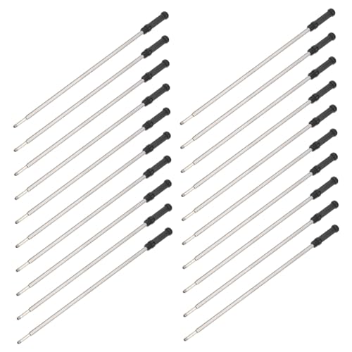 TEMPNAP 20 Stück Metall Kugelschreiber Minen Ersatzminen für Cross Stifte Schwarze Gleichmäßiger Tintenfluss Bequemes Schreiben für Büro und Zuhause TEMPNAP 20 Stück Metall Kugelschreiber Minen Ersatzminen für Cross Stifte Schwarze Gleichmäßiger Tintenfluss Bequemes Schreiben für Büro und Zuhause von TEMPNAP