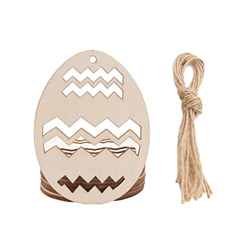 TEMPNAP 20 Stück Osterdeko-anhänger Hängend Mini Zubehör Urlaub Ornament Süßes Zimmerdekor Party Dekorationen Reiz Geformt Wandbehänge Hausdekoration Gucken Beige Hölzern TEMPNAP 20 Stück Osterdeko-anhänger Hängend Mini Zubehör Urlaub Ornament Süßes Zimmerdekor Party Dekorationen Reiz Geformt Wandbehänge Hausdekoration Gucken Beige Hölzern von TEMPNAP
