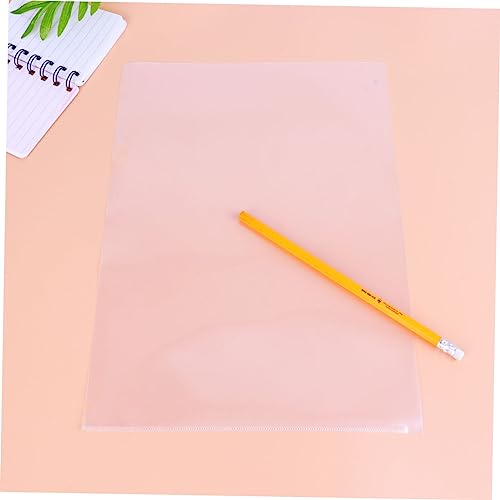 TEMPNAP 20 Stück Teiliges Form Kunststoff Dokumentenmappe Transparent Praktische Reiß und Verschleißfeste Papierhülle für Büro Schule und Alltag Leichte Aktenaufbewahrung von TEMPNAP