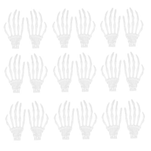 TEMPNAP 20 Stück Teiliges Halloween Skeletthand Anhänger aus Robustem für DIY Schmuck Schlüsselanhänger Taschen Partydekoration Silberfarbene Skelettklauen Anhänger für Gruselige TEMPNAP 20 Stück Teiliges Halloween Skeletthand Anhänger aus Robustem für DIY Schmuck Schlüsselanhänger Taschen Partydekoration Silberfarbene Skelettklauen Anhänger für Gruselige von TEMPNAP