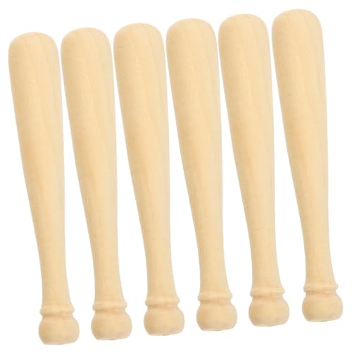 TEMPNAP 20 Stück Teiliges Mini Baseballschläger aus Unbehandeltem Holz DIY Bastelprojekt für Bemalen und Gestalten Leichte Baseballschläger für Kreative Partydekoration und TEMPNAP 20 Stück Teiliges Mini Baseballschläger aus Unbehandeltem Holz DIY Bastelprojekt für Bemalen und Gestalten Leichte Baseballschläger für Kreative Partydekoration und von TEMPNAP