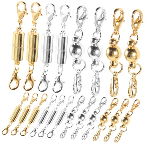 TEMPNAP 20 Stück Teiliges Schmuckverschluss Magnetverschluss für Halsketten Armbänder DIY Schmuckherstellung Einfache Montage Vielseitige Verbindung Zubehör von TEMPNAP