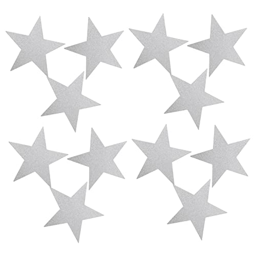 TEMPNAP 20 Stück Teiliges Silberne Papierzuschnitte Dekorative Wanddekoration für Klassenzimmer Kinderzimmer und Bastelprojekte Kreative Handarbeit Geeignet als Classroom Accessory und von TEMPNAP