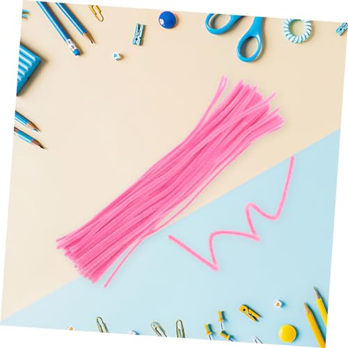 TEMPNAP 200 Stück Biegeplüsch Basteldraht Farbige DIY Twisted Rods für Kindergarten und Bastelprojekte Kreative Chenille Sticks zum Handwerken Farbwahl DIY Material von TEMPNAP