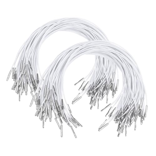 TEMPNAP 200 Stück Elastische Schnur mit Metallenden Dehnbare Kordel für Masken Hüte Buchbinding und Diy Projekte und Tragbar Vielseitig Einsetzbar TEMPNAP 200 Stück Elastische Schnur mit Metallenden Dehnbare Kordel für Masken Hüte Buchbinding und Diy Projekte und Tragbar Vielseitig Einsetzbar von TEMPNAP