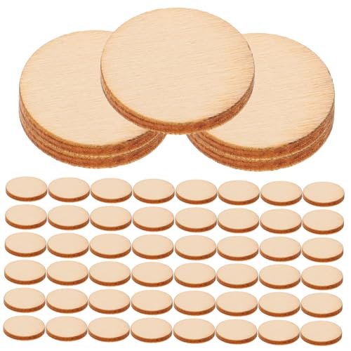 TEMPNAP 200 Stück Runde Holzscheiben DIY Unvollendete Holzstücken für Bastelprojekte Naturholz für Malerei Schreiben und Dekoration für Kreative Ideen TEMPNAP 200 Stück Runde Holzscheiben DIY Unvollendete Holzstücken für Bastelprojekte Naturholz für Malerei Schreiben und Dekoration für Kreative Ideen von TEMPNAP