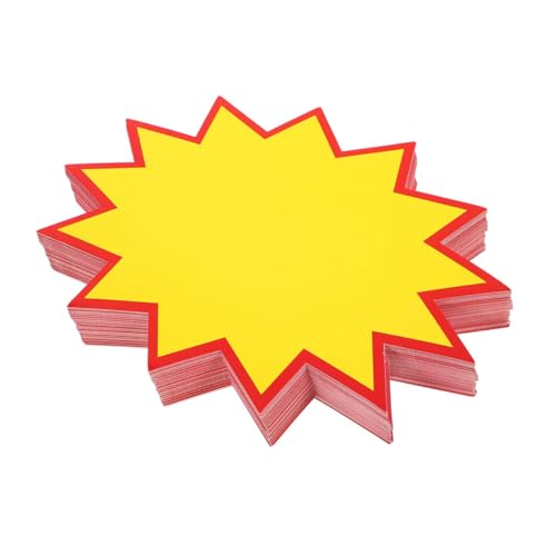 TEMPNAP 200 Stück Supermarkt-explosionsaufkleber Einzelhandelsschilder Shop-aufkleber Marketingbedarf Tag-verkaufsschilder Verkaufsschilder Im Einzelhandel Verkaufsaufkleber Papier Yellow TEMPNAP 200 Stück Supermarkt-explosionsaufkleber Einzelhandelsschilder Shop-aufkleber Marketingbedarf Tag-verkaufsschilder Verkaufsschilder Im Einzelhandel Verkaufsaufkleber Papier Yellow von TEMPNAP