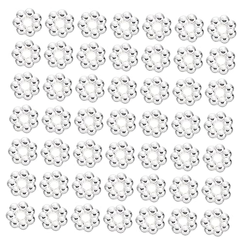 TEMPNAP 2000Stücke Blumenform Perlen Kunststoff DIY Zubehör für Armbänder und Halsketten Bastelideen für Schmuckherstellung und Dekoration Vielseitig Einsetzbar von TEMPNAP