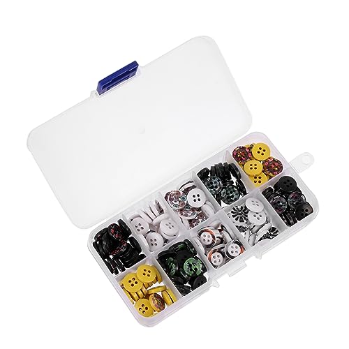 TEMPNAP 200Stücke Acrylknöpfe für DIY Nähprojekte Runde Bastelknöpfe mit Löchern für Hand und Maschinen für Kleidung Dekoration und Bastelarbeiten Mixed Style TEMPNAP 200Stücke Acrylknöpfe für DIY Nähprojekte Runde Bastelknöpfe mit Löchern für Hand und Maschinen für Kleidung Dekoration und Bastelarbeiten Mixed Style von TEMPNAP