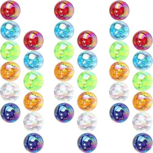 TEMPNAP 200Stücke Bunte Acrylperlen Ästhetische Abstandsperlen für DIY Armbänder Lose Bastelperlen Transparent für Schmuckherstellung und Kreative Projekte von TEMPNAP