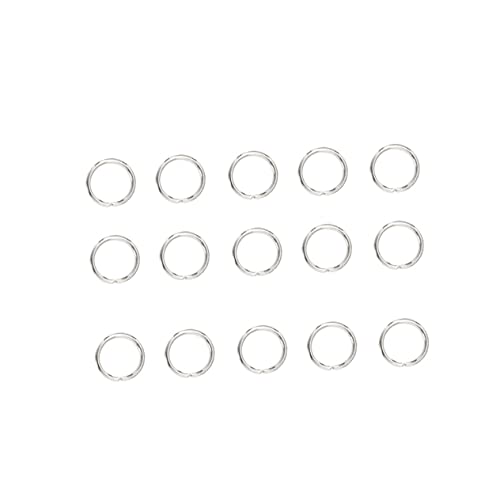 TEMPNAP 200Stücke Schlüsselring Offene Ringe für Schmuck Spaltringe für Schlüsselbund und DIY Bastelprojekte Leicht und Langlebig von TEMPNAP