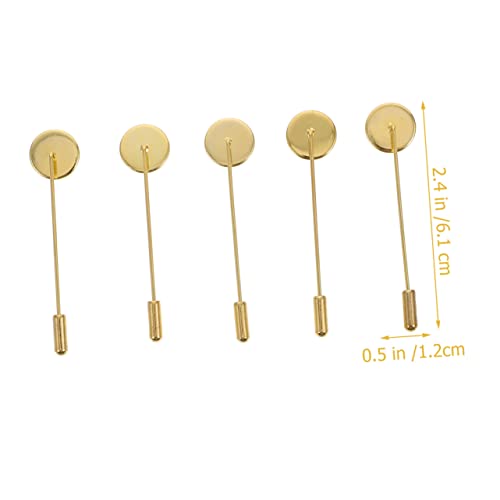 TEMPNAP 20Stücke Brosche Pin Trays Sicherheitsnadeln für DIY Schmuckprojekte Praktische Broschen Basen für Handwerk und Basteln für Mäntel Pullover und Hüte TEMPNAP 20Stücke Brosche Pin Trays Sicherheitsnadeln für DIY Schmuckprojekte Praktische Broschen Basen für Handwerk und Basteln für Mäntel Pullover und Hüte von TEMPNAP