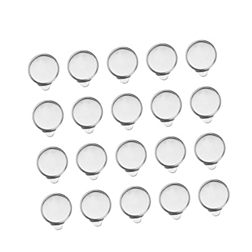 TEMPNAP 20Stücke DIY Ohrclip Ohrclips Zubehör Nickelfreiem Material für Herstellung von Individuellen Ohrringen Modisches Tablett von TEMPNAP