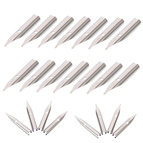 TEMPNAP 20Stücke Ersatz Stiftnibs für Kalligraphie Metallspitzen für Füllfederhalter für Künstler Zuhause Schule und Büro TEMPNAP 20Stücke Ersatz Stiftnibs für Kalligraphie Metallspitzen für Füllfederhalter für Künstler Zuhause Schule und Büro von TEMPNAP