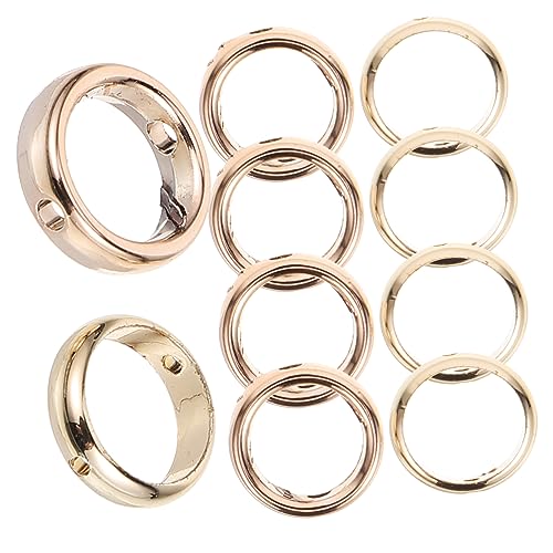 TEMPNAP 20Stücke Kreis Perlenrahmen Verbinder für DIY Schmuckherstellung und Abstandshalter für Halsketten und Armbänder für Bastelprojekte und Designs TEMPNAP 20Stücke Kreis Perlenrahmen Verbinder für DIY Schmuckherstellung und Abstandshalter für Halsketten und Armbänder für Bastelprojekte und Designs von TEMPNAP