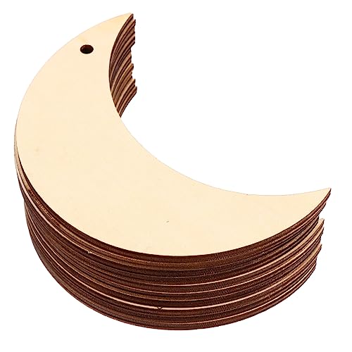 TEMPNAP 20Stücke Mondförmige Holzscheiben zum Basteln DIY Dekoration Naturholz Weihnachtsbaumdeko Kunstprojekte und Bastelideen TEMPNAP 20Stücke Mondförmige Holzscheiben zum Basteln DIY Dekoration Naturholz Weihnachtsbaumdeko Kunstprojekte und Bastelideen von TEMPNAP