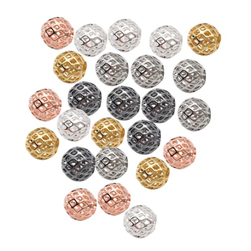 TEMPNAP 25 Stück DIY Schmuckperlen Kupfer Spacer Beads für Armbänder Ohrringe und Loch Handwerkszubehör Gold Silber Schwarz Roségold und Weiß für Kreative Bastelprojekte TEMPNAP 25 Stück DIY Schmuckperlen Kupfer Spacer Beads für Armbänder Ohrringe und Loch Handwerkszubehör Gold Silber Schwarz Roségold und Weiß für Kreative Bastelprojekte von TEMPNAP
