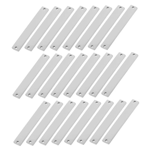 TEMPNAP 25 Stück Geometrischer Stabanhänger Aus Edelstahl Mit Zwei Löchern Zur Schmuckherstellung, Gravierbare Metallanhänger, Ideal Für Heimwerkerarbeiten TEMPNAP 25 Stück Geometrischer Stabanhänger Aus Edelstahl Mit Zwei Löchern Zur Schmuckherstellung, Gravierbare Metallanhänger, Ideal Für Heimwerkerarbeiten von TEMPNAP