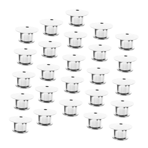 TEMPNAP 25 Stück Teiliges Metall Pin Back Locking Verschluss Verschleißfest Flach rund Austauschbar für Broschen Anstecknadeln Schmuck DIY Kleidung Namensschilder Langlebig und Sicher TEMPNAP 25 Stück Teiliges Metall Pin Back Locking Verschluss Verschleißfest Flach rund Austauschbar für Broschen Anstecknadeln Schmuck DIY Kleidung Namensschilder Langlebig und Sicher von TEMPNAP