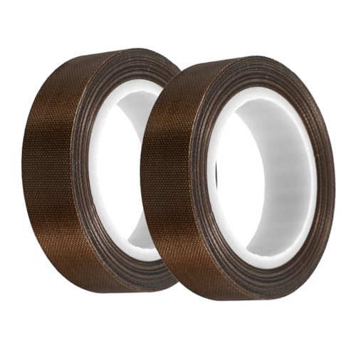 TEMPNAP 2Rollen Hochtemperatur Klebeband Ptfe Dichtungsband für Handvakuumierer Hitzebeständig Abriebfest für Industrielle Anwendungen Vielseitig Einsetzbar von TEMPNAP