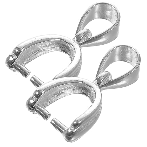 TEMPNAP 2Stücke Anhängerverbindungen DIY Schmuck Verschlüsse für Halsketten und Armbänder Langlebige und Hautfreundliche Materialien Einfache Handhabung TEMPNAP 2Stücke Anhängerverbindungen DIY Schmuck Verschlüsse für Halsketten und Armbänder Langlebige und Hautfreundliche Materialien Einfache Handhabung von TEMPNAP