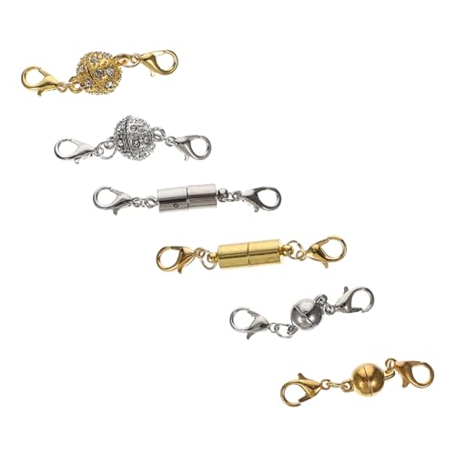 TEMPNAP 3 Sätze Magnetverschluss Für Armbänder Schmuckverschluss Für Diy Für Schmuckherstellung Und 6 Paare * 3 von TEMPNAP