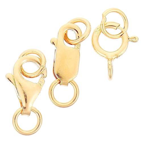 TEMPNAP 3 Stück DIY Schmuckverschluss Goldfarbene Lobster Buckles für Armbänder und Langlebige Verbindungselemente für Schmuckherstellung TEMPNAP 3 Stück DIY Schmuckverschluss Goldfarbene Lobster Buckles für Armbänder und Langlebige Verbindungselemente für Schmuckherstellung von TEMPNAP