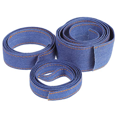TEMPNAP 3 Stück Teiliges Denim Bänder für Diy Haaraccessoires und Nähprojekte und Vielseitige Stoffstreifen für Kreative Bastelideen und Dekorationen TEMPNAP 3 Stück Teiliges Denim Bänder für Diy Haaraccessoires und Nähprojekte und Vielseitige Stoffstreifen für Kreative Bastelideen und Dekorationen von TEMPNAP
