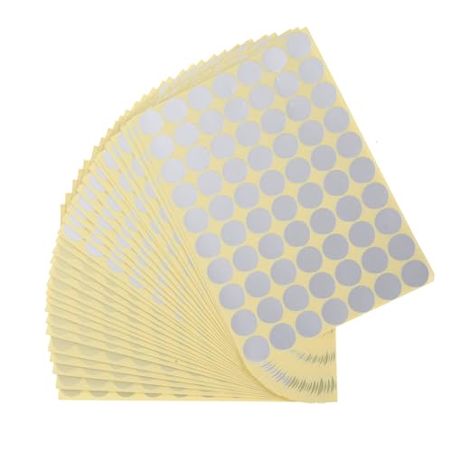 TEMPNAP 30 Blatt Selbstklebende Farbige Kreispunkt Etiketten Entfernbare Runde Klebepunkte in Gold und Silber Vielseitige Farbkodierung für Büro Schule Kalender und Dekorationen TEMPNAP 30 Blatt Selbstklebende Farbige Kreispunkt Etiketten Entfernbare Runde Klebepunkte in Gold und Silber Vielseitige Farbkodierung für Büro Schule Kalender und Dekorationen von TEMPNAP