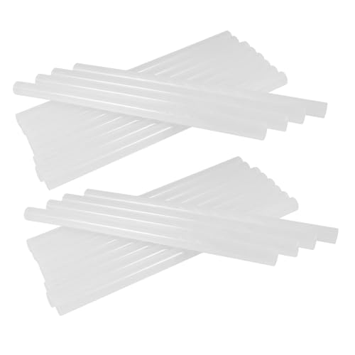 TEMPNAP 30 Stück Heißklebepistolen Sticks Transparente Starke Klebesticks für Diy Bastelarbeiten und Reparaturen für Kunstprojekte und Heimdekoration von TEMPNAP