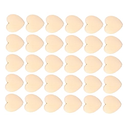 TEMPNAP 30 Stück Herzförmige Holzscheiben Unbehandelte Holzstückchen für DIY Langlebige Dekoration für Hochzeiten Partys und Weihnachten TEMPNAP 30 Stück Herzförmige Holzscheiben Unbehandelte Holzstückchen für DIY Langlebige Dekoration für Hochzeiten Partys und Weihnachten von TEMPNAP