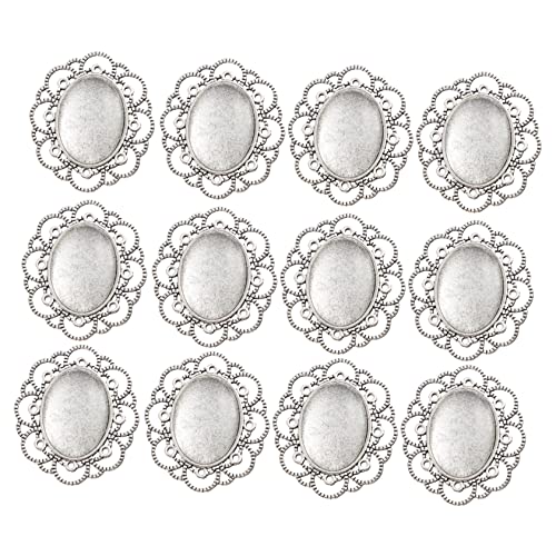 TEMPNAP 30Stücke Vintage Brosche Base Teilig mit Glasdome für DIY Bastelprojekte für Schmuckherstellung Einfach zu Verwenden Verschenken TEMPNAP 30Stücke Vintage Brosche Base Teilig mit Glasdome für DIY Bastelprojekte für Schmuckherstellung Einfach zu Verwenden Verschenken von TEMPNAP