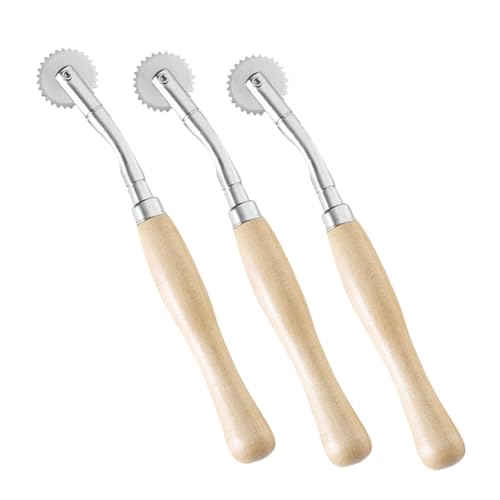 TEMPNAP 3Stücke Stoffabstandsrad mit Holzgriff Professionelles Nähwerkzeug für Präzises Markieren Langlebig für Effektives Handnähen TEMPNAP 3Stücke Stoffabstandsrad mit Holzgriff Professionelles Nähwerkzeug für Präzises Markieren Langlebig für Effektives Handnähen von TEMPNAP