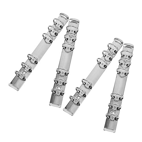 TEMPNAP 4 Stück Loose Leaf Binder Clips Diy Scrapbooking Klammern Praktische Segmentierte Binder für Ordner Bürobedarf und Kreative Schreibwaren von TEMPNAP
