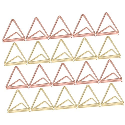TEMPNAP 40 Stück Dreiecks Memo Clips aus Tischkartenhalter für Fotos Notizen und Dekoration Stilvolle Desktop Ornamente Gold und Roségold TEMPNAP 40 Stück Dreiecks Memo Clips aus Tischkartenhalter für Fotos Notizen und Dekoration Stilvolle Desktop Ornamente Gold und Roségold von TEMPNAP