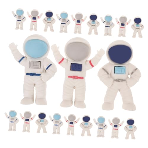 TEMPNAP 48 Stück Teiliges Weltraum Radiergummi aus Stabilem Tpr Lustige Mini Astronaut Radiergummis für Schüler als Mitgebsel für Weltraum Kindergeburtstag und Klassenzimmer von TEMPNAP