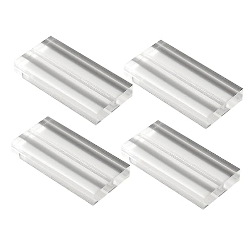 TEMPNAP 4Stücke Acryl Tischkartenhalter Transparent für Hochzeiten Tischnummern Präsentation von Fotos Notizen und Menüs von TEMPNAP
