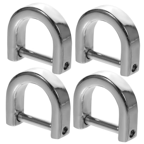 TEMPNAP 4Stücke D Ring Zinklegierung Halbkreisförmiger Riemenversteller für Taschen Abnehmbar Langlebig für DIY Designs und Alltagsgebrauch Weiß Nickel TEMPNAP 4Stücke D Ring Zinklegierung Halbkreisförmiger Riemenversteller für Taschen Abnehmbar Langlebig für DIY Designs und Alltagsgebrauch Weiß Nickel von TEMPNAP
