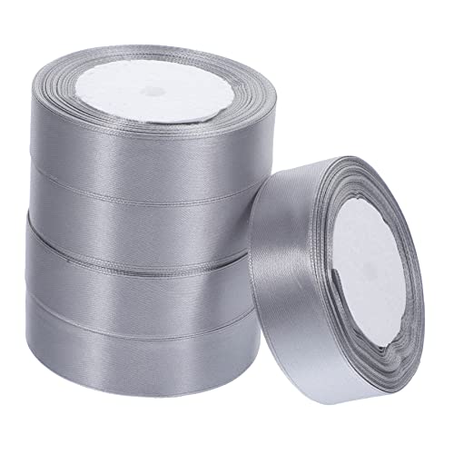 TEMPNAP 5 Rollen Polyester Satinband Breit Dekoratives Geschenkband für Geschenkverpackung Hochzeits und Partydeko Vielseitiges Bastelband TEMPNAP 5 Rollen Polyester Satinband Breit Dekoratives Geschenkband für Geschenkverpackung Hochzeits und Partydeko Vielseitiges Bastelband von TEMPNAP