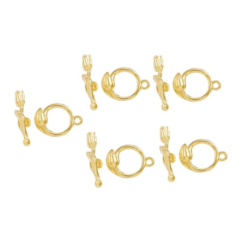 TEMPNAP 5 Sätze Metall Ot Kettenverschluss für Schmuckherstellung DIY Zubehör für Armbänder und Elegantes Design Praktische Anwendung für Kreative Projekte TEMPNAP 5 Sätze Metall Ot Kettenverschluss für Schmuckherstellung DIY Zubehör für Armbänder und Elegantes Design Praktische Anwendung für Kreative Projekte von TEMPNAP