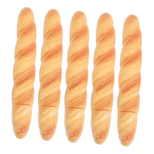 TEMPNAP 5 Stück Baguette-brot-gelstift, Realistischer Kugelschreiber in Lebensmittelform, Lustige Schreibtischdekoration Für Schul- Und Bürozubehör TEMPNAP 5 Stück Baguette-brot-gelstift, Realistischer Kugelschreiber in Lebensmittelform, Lustige Schreibtischdekoration Für Schul- Und Bürozubehör von TEMPNAP