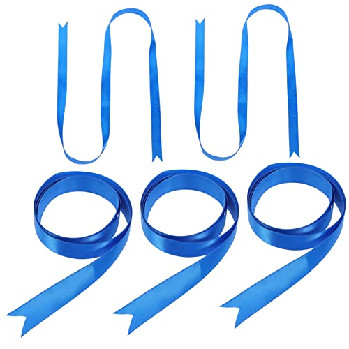 TEMPNAP 5 Stück Fliege Bänder Party Abschlussband Preisband Verdrahtetes Band Gekräuselt Bandabschluss Dekoratives Klassenband Geschenkband Herzlichen Glückwunsch Grad Band Blau Polyester TEMPNAP 5 Stück Fliege Bänder Party Abschlussband Preisband Verdrahtetes Band Gekräuselt Bandabschluss Dekoratives Klassenband Geschenkband Herzlichen Glückwunsch Grad Band Blau Polyester von TEMPNAP