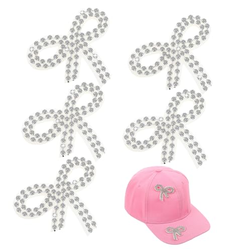 TEMPNAP 5 Stück Strass Bogen Applikationen Glitzernde Schleifen Patches zum Aufbügeln für Kleidung Taschen und Hüte Einfache Anwendung Funkelnde Verzierungen für Handwerk TEMPNAP 5 Stück Strass Bogen Applikationen Glitzernde Schleifen Patches zum Aufbügeln für Kleidung Taschen und Hüte Einfache Anwendung Funkelnde Verzierungen für Handwerk von TEMPNAP